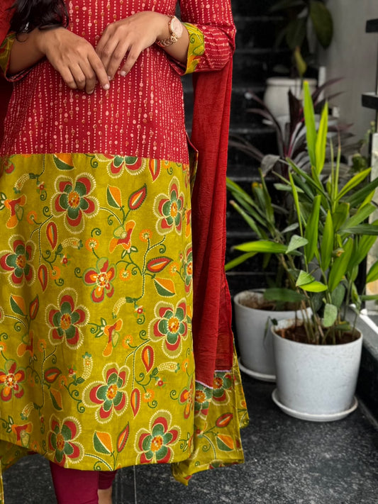 Ajrak & Rayon Printed 2-Piece Set