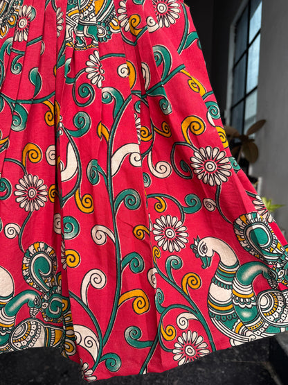 Kalamkari Cotton Kids Wear