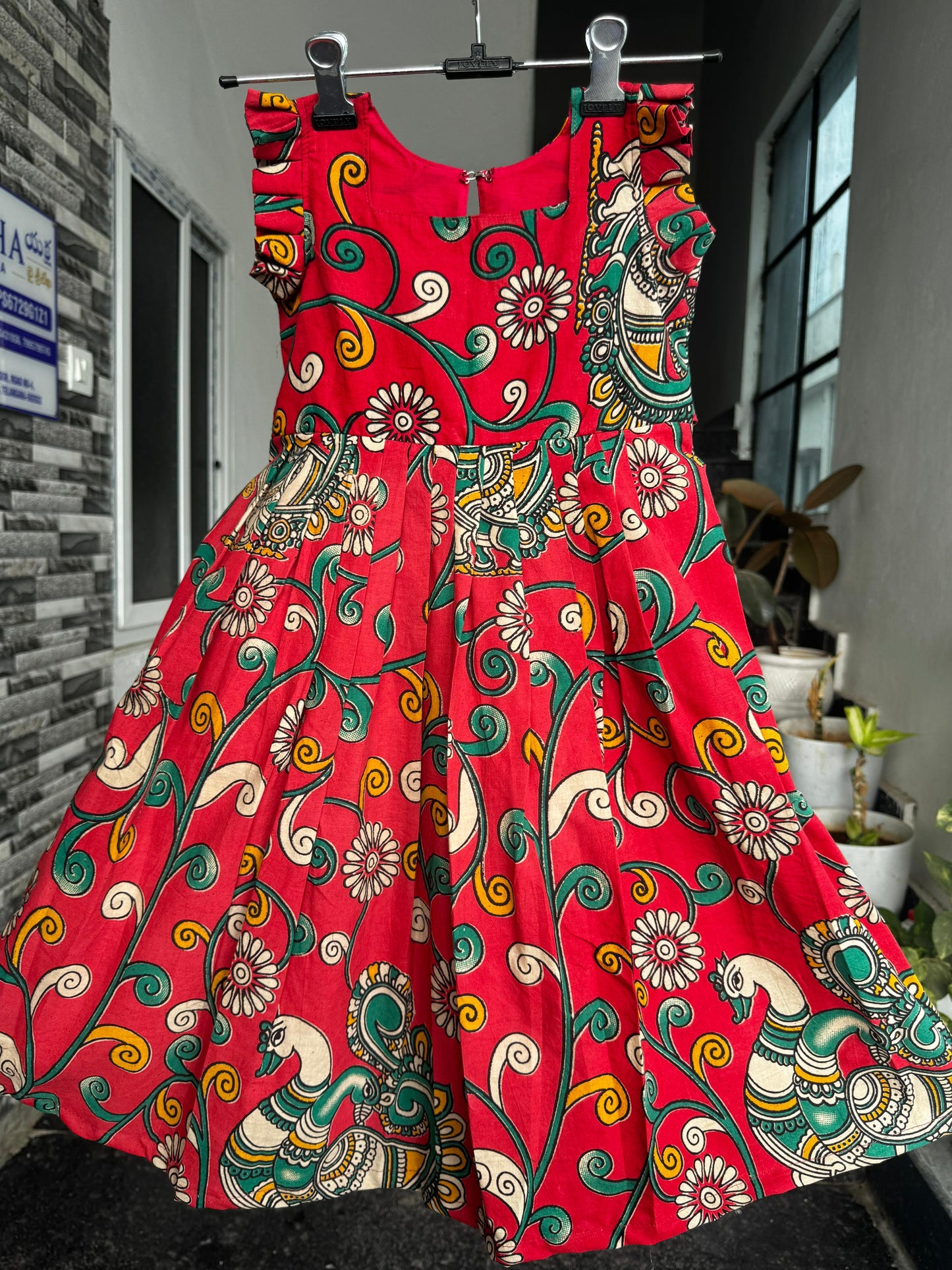 Kalamkari Cotton Kids Wear